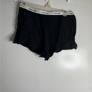 Calvin Klein Black and Stripes Sleep Shorts